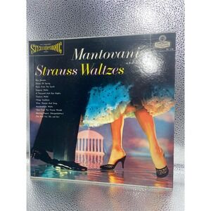 Mantovani and His Orchestra Strauss Waltzes Vinyl LP London Records PS118 Stereo